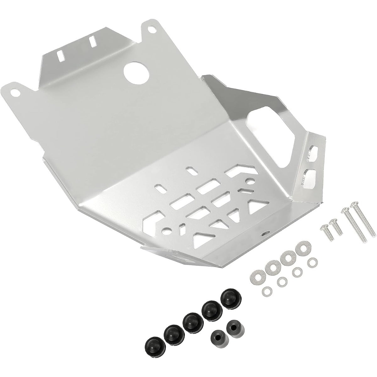 Engine Skid Plate Compatible with 2008-2023 Kawasaki KLX250 KLX300 Skid Bash Plate Guard Engine Bottom Guard Aluminum