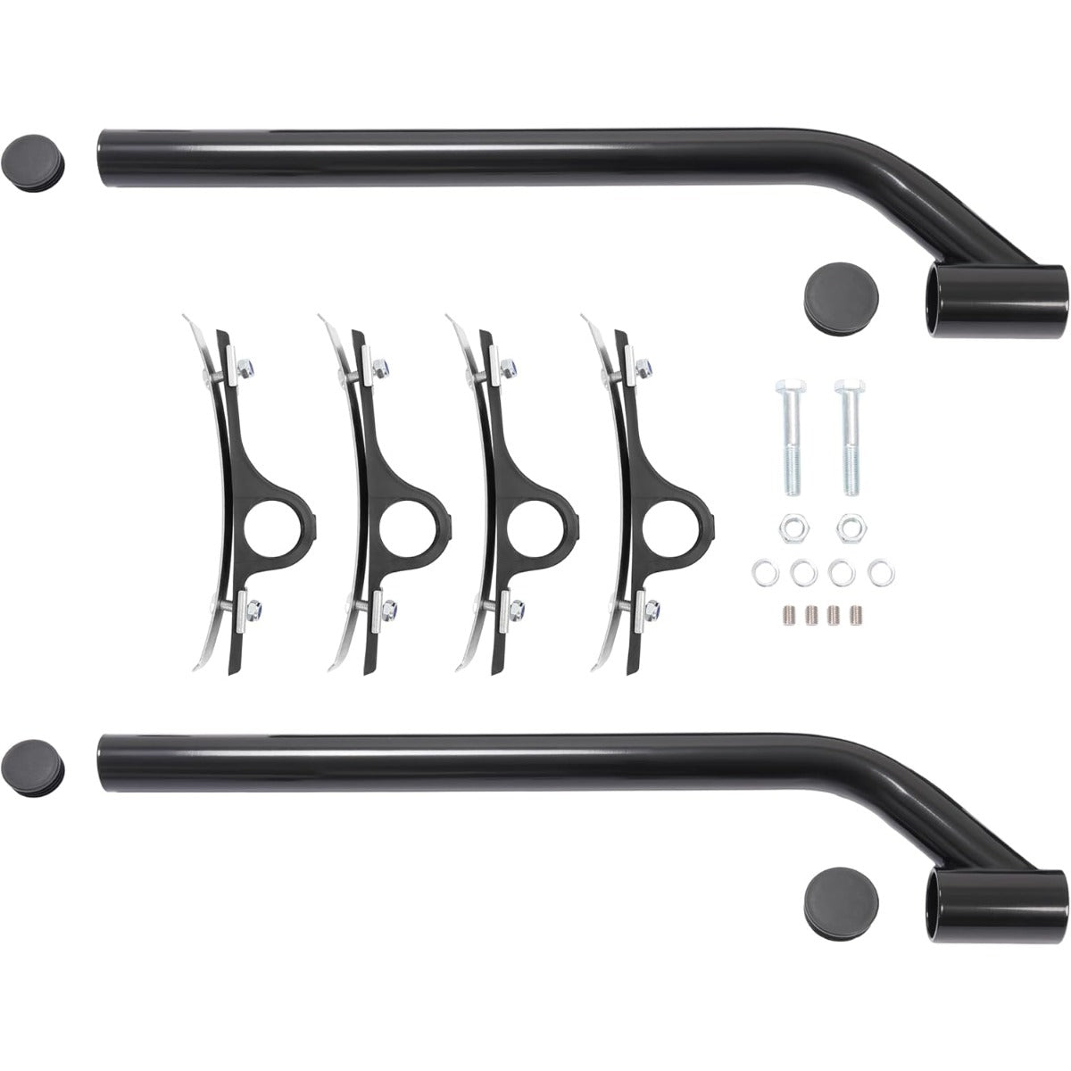 KUAFU Poly Fender Mounting Kit for 8591000, Fits Fenders # 8590195, 8590245 | Adjustable Brackets and Frame Bolts for Dump, Garbage, Work, Utility Trucks 1 Pack