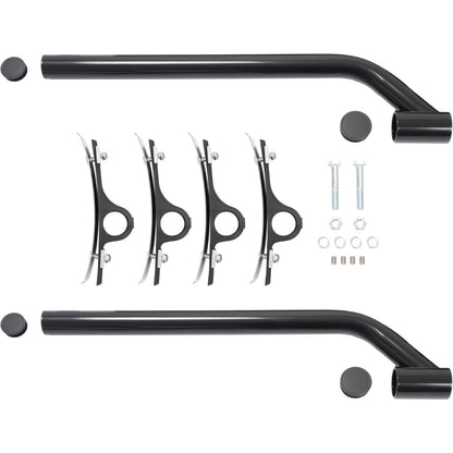 KUAFU Poly Fender Mounting Kit for 8591000, Fits Fenders # 8590195, 8590245 | Adjustable Brackets and Frame Bolts for Dump, Garbage, Work, Utility Trucks 1 Pack