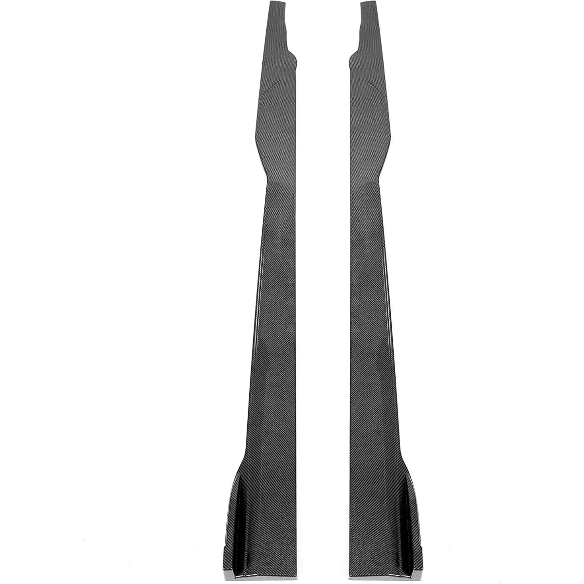 Side Skirts Compatible with 2015-2023 Dodge Charger SRT Daytona Scat Pack R/T 392 GT Rocker Panels Guard Extension Body Kit Replacement ABS Carbon Fiber Style Pair