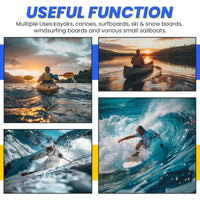 Load image into Gallery viewer, Kayak Roof Rack J-Bar Rack HD Universal Kayak Carrier Holder Canoe Boat Surf Ski Board Roof Top Mounted on Crossbar for Car SUV Truck Set of 4 LYA-011-P
