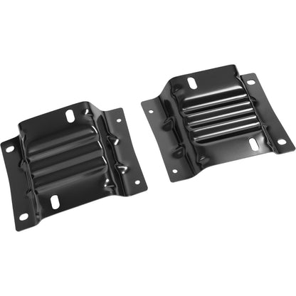 ALMULOO Front Bumper Bracket Compatible with 2008-2014 Ford E-150/E-250 and 2008-2025 Ford E-350/E-450 Super Duty Replacement For 8C2Z17B884A 8C2Z17B883A FO1066176 FO1067176 Left and Right