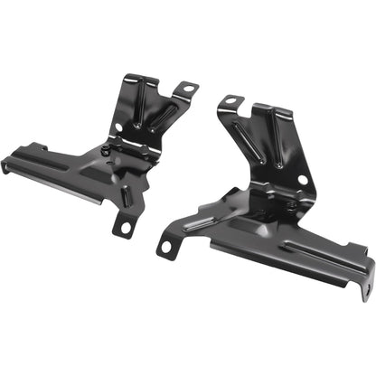 KUAFU Front Outer Bumper Bracket Compatible with 2007-2013 GMC Sierra 1500/2500 HD/3500 HD Replace for 15901539 GM1067182 15901538 GM1066182 Bumper Support Driver&Passenger Side