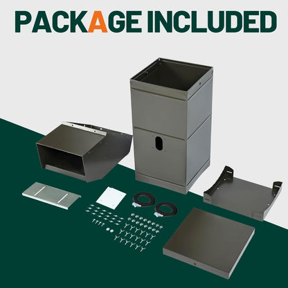 KUAFU Tree Protein Deer Feeder with Waterproof Cover and Mounting Straps,