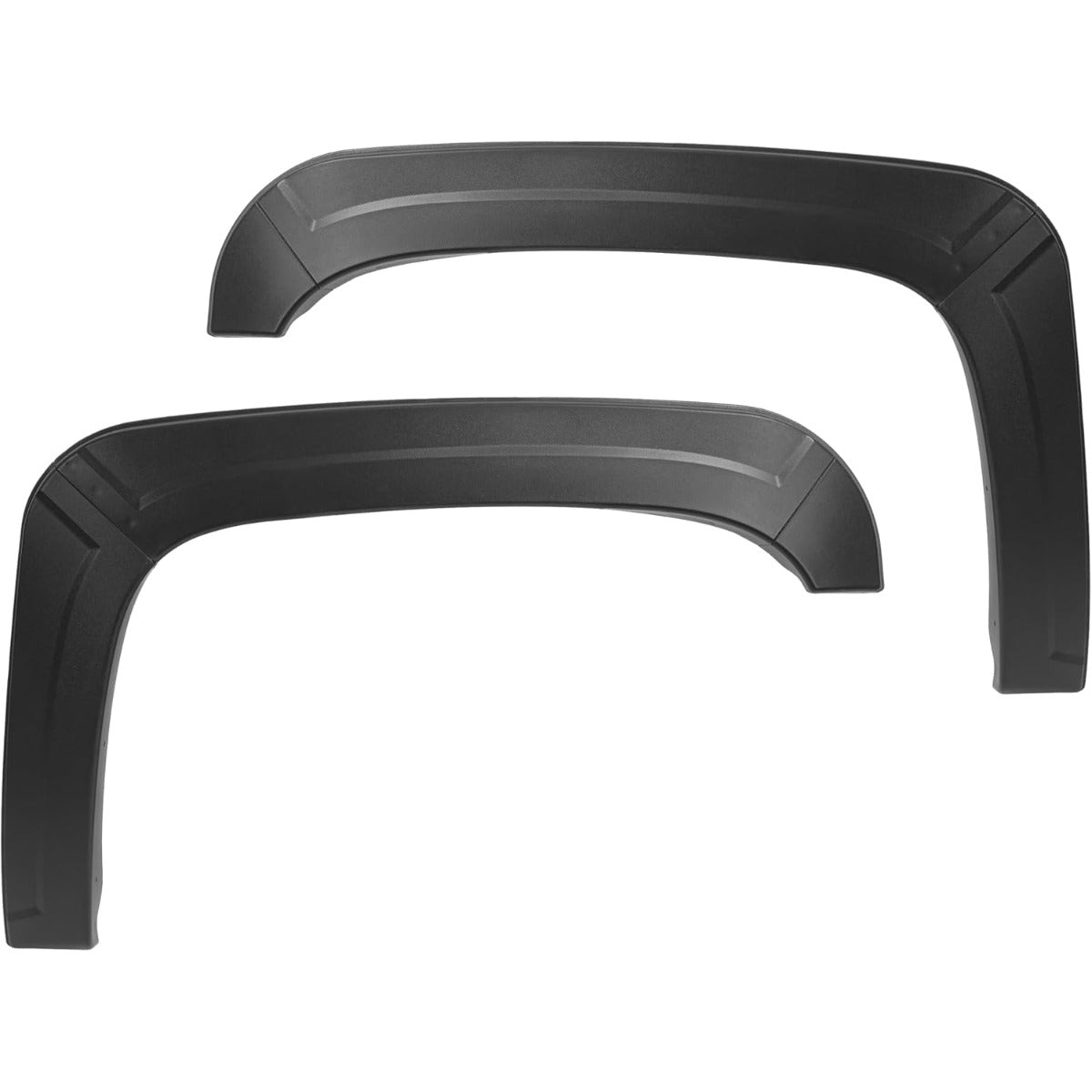 4Pcs Fender Flares Set Compatible with 2007-2013 Chevy Chevrolet Silverado 1500 Standard/Extended Cab Front & Rear Wheel Arch Cover Protector Plastic(PP) Textured Black