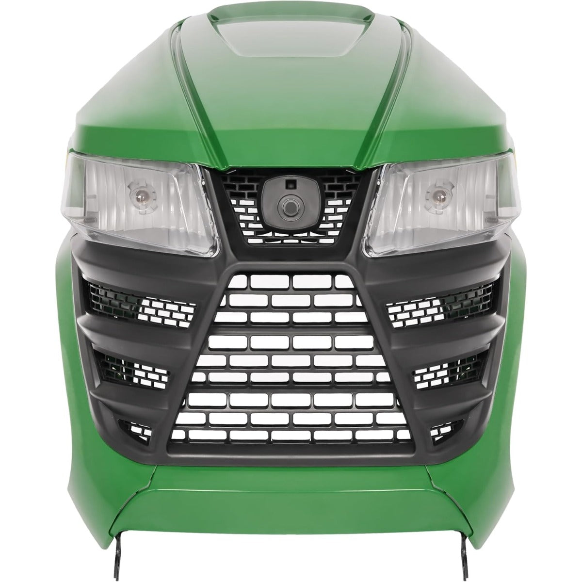 HECASA Complete Hood Kit Hood Side Panel Upper Hood Front Grille w/Headlight Compatible with John Deere X300 X304 X310 X320 X350 X370 X384 X394 Replacement for AUC13489 AUC13490 M168883 M168888