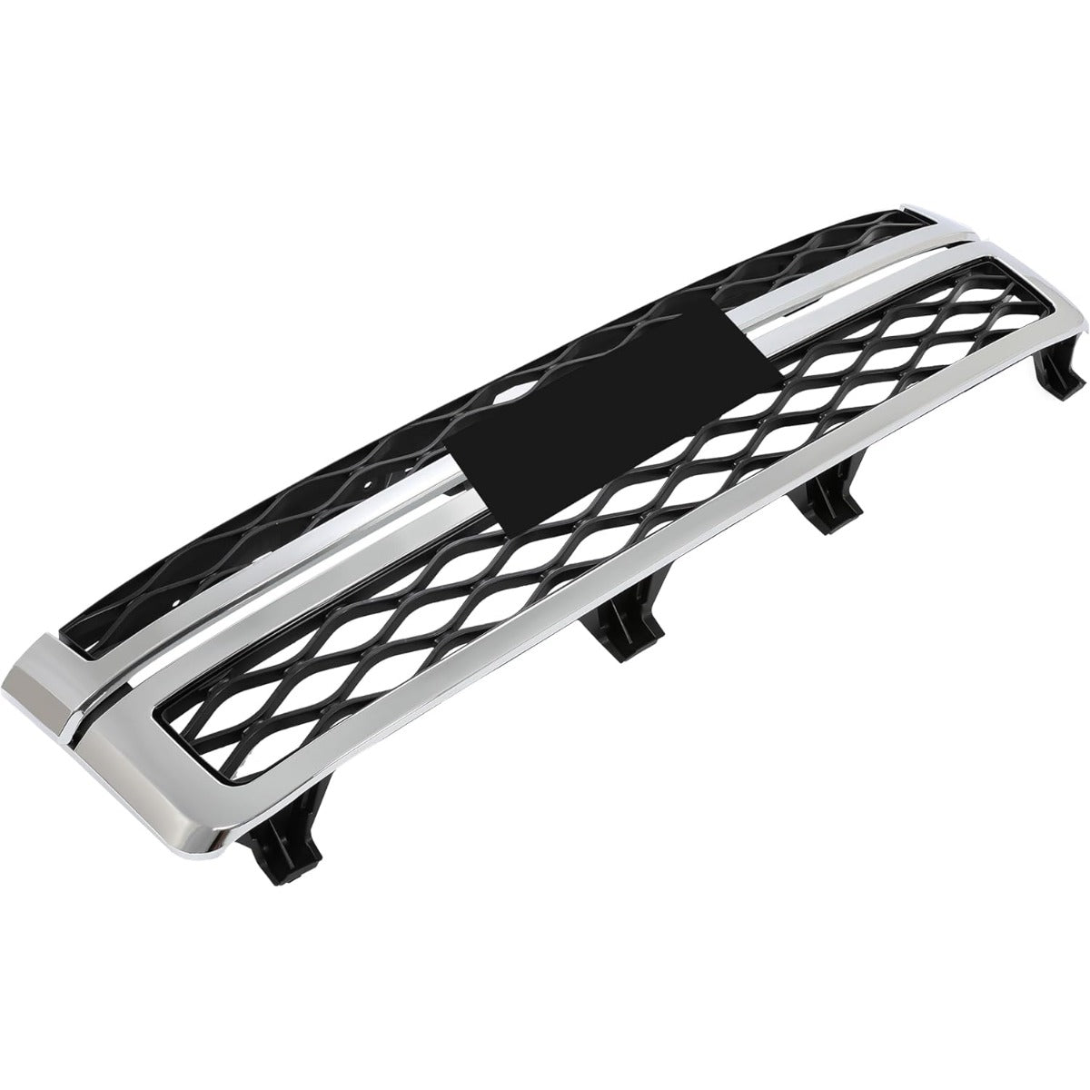 Front Bumper Grill Compatible with 2011-2014 Chevy Chevrolet Silverado GMC Sierra 2500 3500 HD 20966058 GM1200639 Bumper Hood Grille Chrome