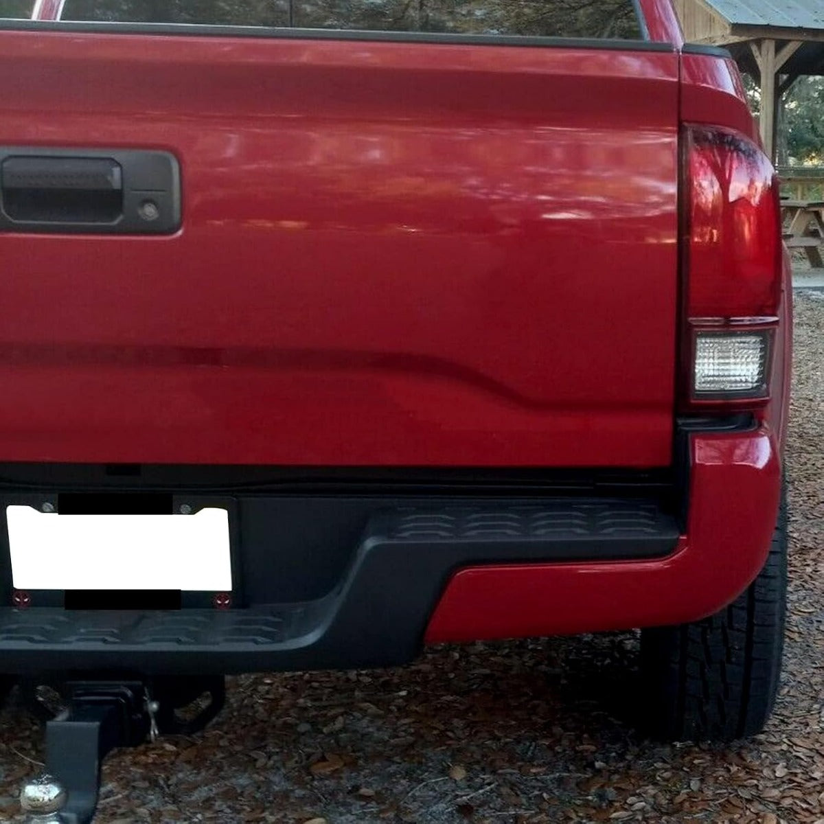 HECASA Rear Bumper Outer Extension Insert Bracket Passenger Side RH Compatible with Tacoma 2016-2023 Replacement for 52153-04010 TO1105136