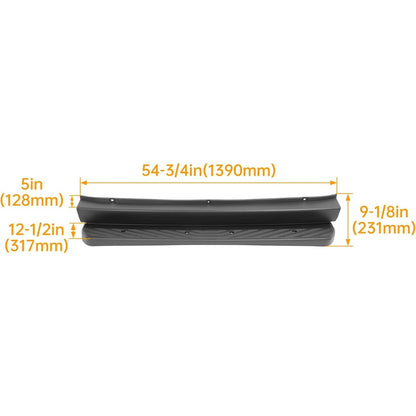 Rear Bumper Step Cover Compatible with 2007-2018 Mercedes Dodge Sprinter W906 2007-2018 Sprinter 2500 3500 Rear Lower Bumper Step Running Board Cover