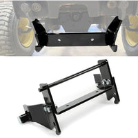Load image into Gallery viewer, HECASA Front Frame Extension Compatible with John Deere 430 Diesel Garden Tractor Attachment Mounting Adapter Bracket Steel Black BM16360 Snowblower Snow Blade Heavy Duty Bucket Bracket
