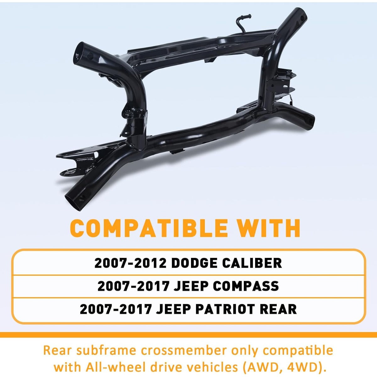 ECOTRIC Suspension Crossmember Compatible with 07-17 Compass Patriot