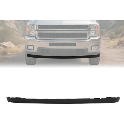 KUAFU Front Bumper Valance Extension Compatible with 2011-2014 Chevy Chevrolet Silverado 2500 HD 3500 HD Replacement for 20845670 GM1095195 Lower Air Dam Deflector Spoiler Extension Plastic Black