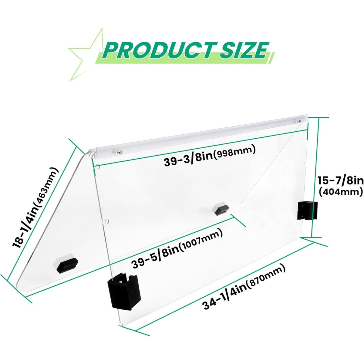 Clear Windshield Compatible with 2000.5 - UP Golf Cart Club Car DS Fold Down B23-62-C