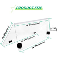 Load image into Gallery viewer, KUAFU Clear Windshield Compatible with 2000.5 - UP Golf Cart Club Car DS Fold Down B23-62-C
