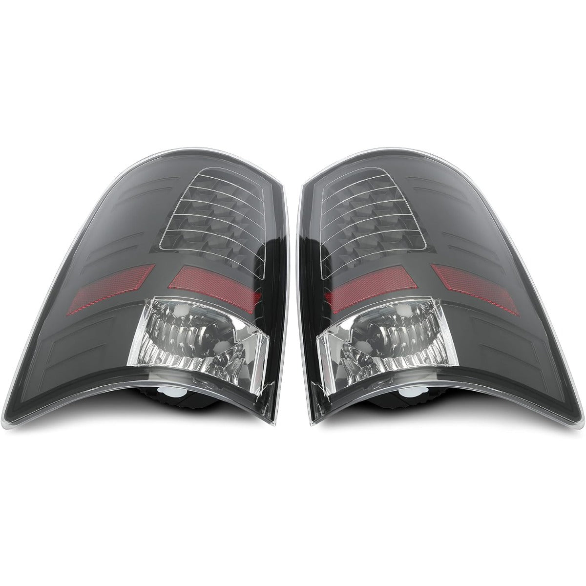 ALMULOO Tail Light Clear Lens Black Housing Compatible with 2009-2018 Dodge RAM 1500 2500 3500 2019-2021 RAM 1500 Classic