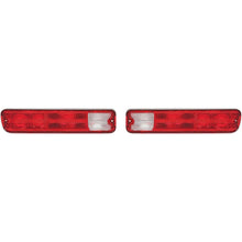 KUAFU Tail Light Lamp Compatible with 1979-1987 Chevy Chevrolet El Camino Malibu GMC Caballero Station Wagon Taillight Driver Side & Passenger Side - Red Lens