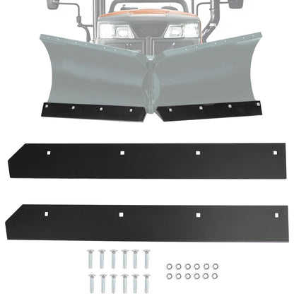 WUTIST 48" Snow Plow Cutting Edge Both Halves Bolt kit Compatible with Boss