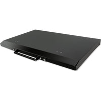 Load image into Gallery viewer, HECASA Black Outdoor 36&quot; Griddle Grill Hard Cover Lid Waterproof Aluminum Compatible with Blackstone &amp; More (No Diamond Plated) LYOM-018F-GB
