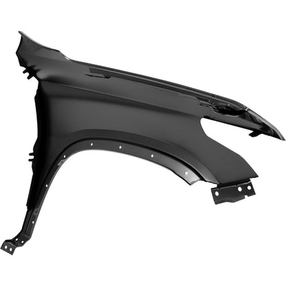 HECASA Front Left Fender Compatible with 2018-2023 Chevy Chevrolet Traverse Replacement for 84679031 GM1240409 Steel Wheel Fender Panel Electrophoresis Black Driver Side