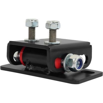 Transmission Bracket Compatible with Most GM RWD Vehicles and transmissions (Manual or Automatic), and Transmission crossmembers that Accept a Dual Stud Pattern with a 1-1/2″ Center spacing