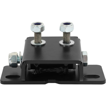 Transmission Bracket Compatible with Most GM RWD Vehicles and transmissions (Manual or Automatic), and Transmission crossmembers that Accept a Dual Stud Pattern with a 1-1/2″ Center spacing
