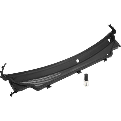 Windshield Wiper Cowl Panel Compatible with 2013-2015 Dodge Durango Replacement for 5182164AH Air Inlet Window Cover Cowl Vent Molding Grille Panel Hood Unfinished Black Plastic