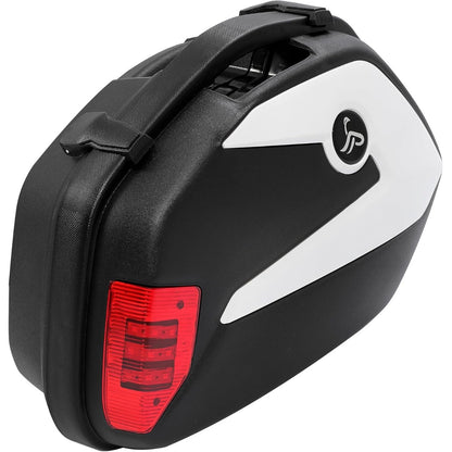 Hard Saddle Bag Trunk With Lights Locks   for  Can-am Spyder ROADSTER RS ST Honda Street 28L
