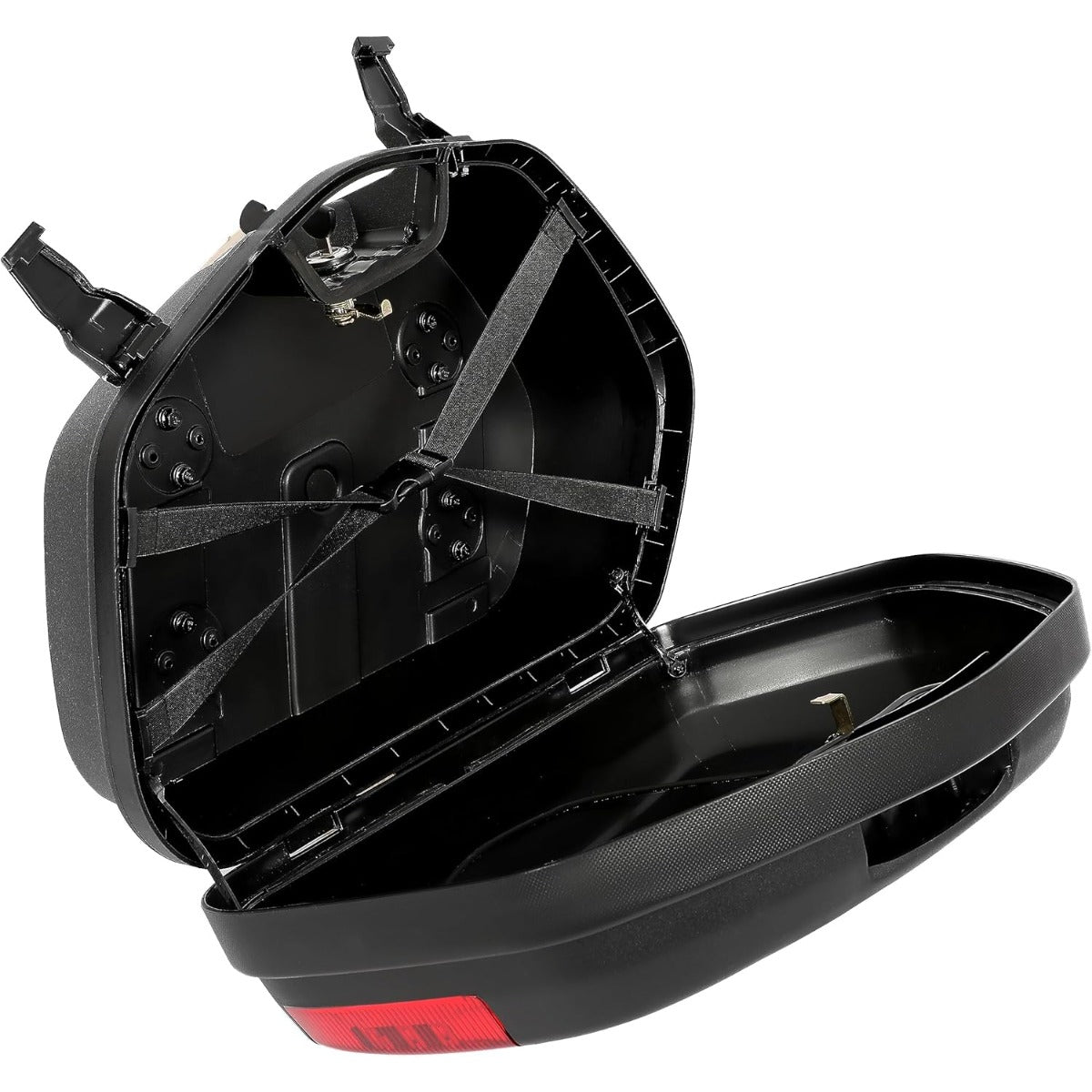 Hard Saddle Bag Trunk With Lights Locks   for  Can-am Spyder ROADSTER RS ST Honda Street 28L