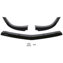 KUAFU 3Pcs Front Bumper Lip Splitter Compatible with 2012-2014 Mercedes Benz W204 C180 C200 C220 C250 C300 Sport Models Under Chin Spoiler Air Dam (Black)