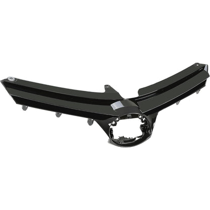 Upper Lower Grill Compatible with 2017 2018 2019 Toyota Corolla LE XLE 5311102B00 5311202730 Front Bumper Hood Grille TO1036170 TO1200424