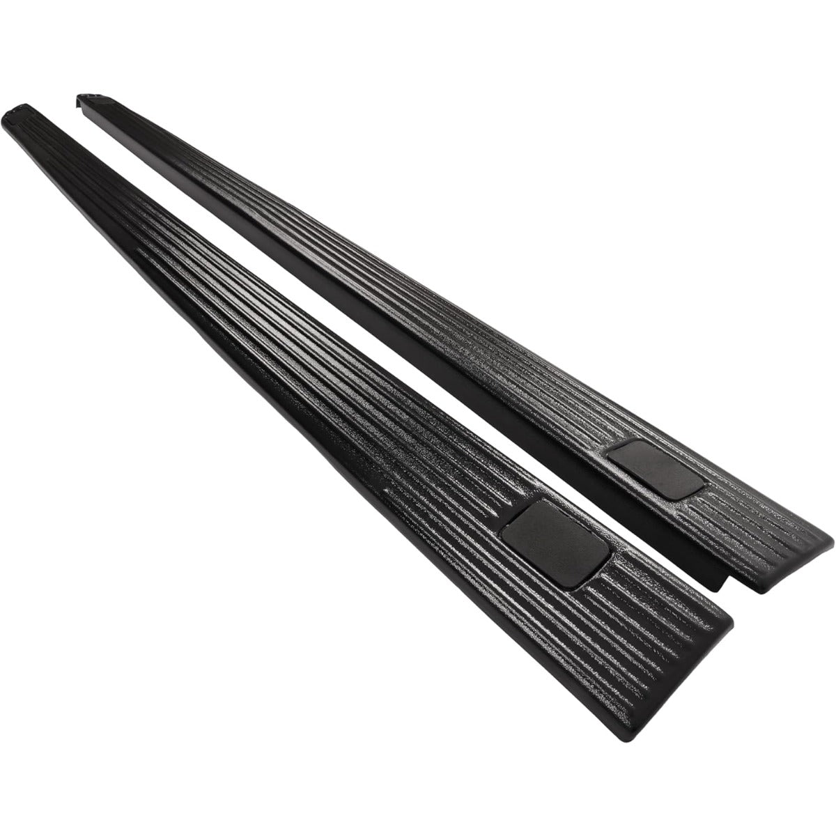 ALMULOO 6Ft 3/4' Truck Bed Side Rail Cover Compatible with 2002-2016 Ford F250 F350 F450 F550 Super Duty Plastic Black Textured Rail Caps Protector Molding Replace for 2C3Z99291A40BAA 2C3Z99291A41BAA