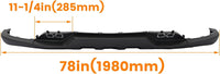 Load image into Gallery viewer, HECASA Front Bumper Lower Valance Compatible with 2016-2019 Chevrolet Chevy Silverado 1500 LD Replacement for 84029773, GM1015134C W/Tow Hooks Holes Air Dam Deflector PP Plastic Black LYAP-644S-1

