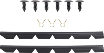 Windshield Wiper Cowl Panel Grille Compatible with 2002-2010 Dodge Ram 1500, 2500, 3500 Replacement for 55056006AG 55056006AE Front Window Insert Panel ABS Plastic LYAP-X1152