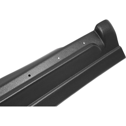 2Pcs Rocker Panel Guard Compatible with 2009-2014 Ford F-150 Crew Cab Side Rocker Guards Sill Plate Cover Plastic(PE) Black Textured Driver + Passenger Side
