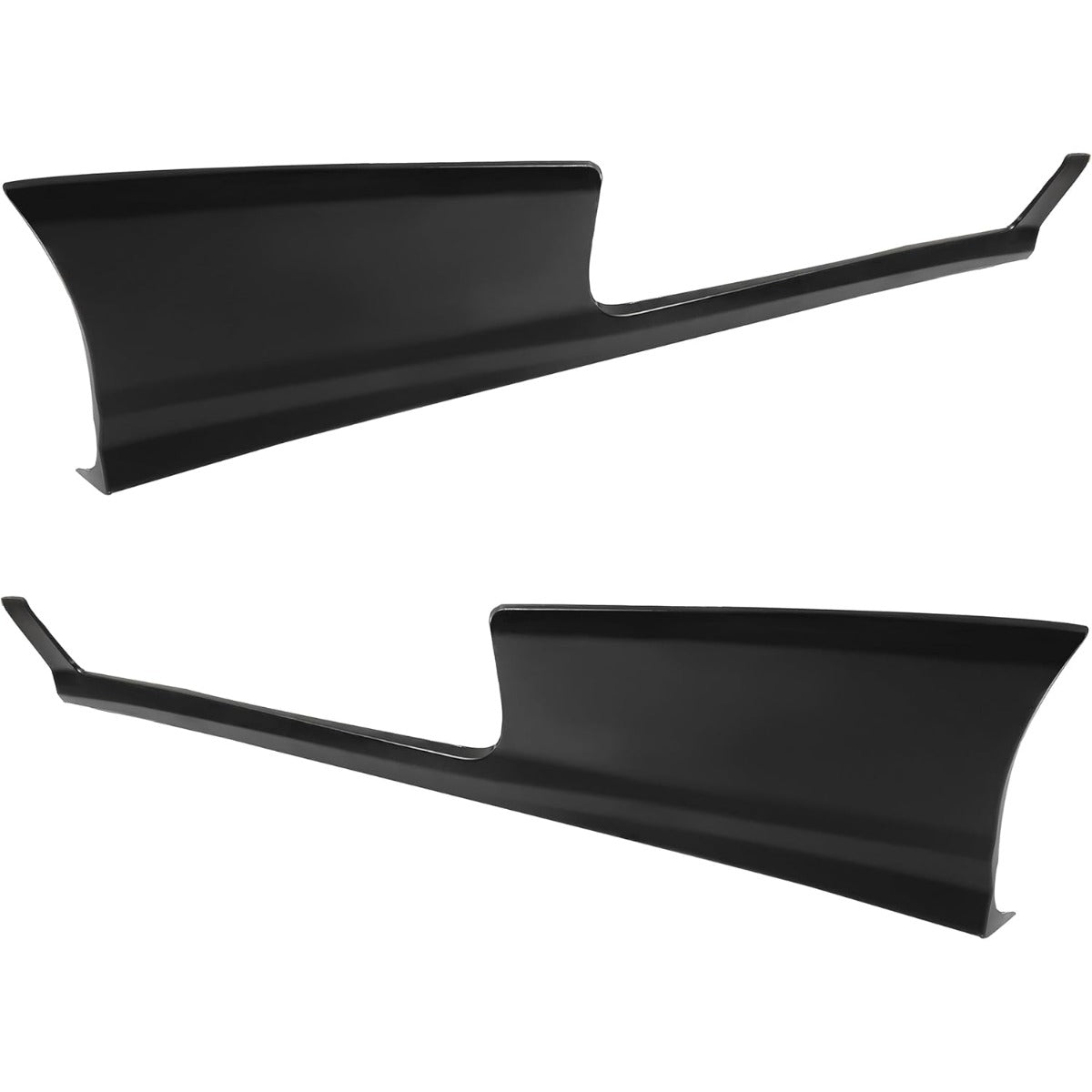 2Pcs Side Skirts Compatible with 2006-2011 Honda Civic Coupe 2-Door Rocker Panels Extension Body Kit PP Plastic Black