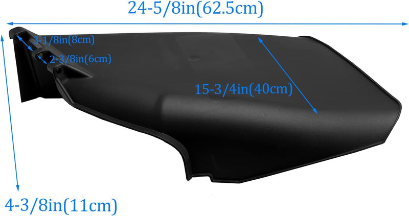 Discharge Chute Kit Compatible with John Deere 42inches or 48inches D Series EZtrak & x300 Models Deck Deflector Shield Chute Cover Replace for GX25075 GY20647 M155988 AM126397 LYJD-019S