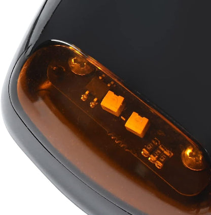 HECASA LED Roof Marker Lights Compatible with 2015-2019 Chevy Chevrolet Silverado Sierra 2500 HD 3500 HD Cab Marker Top Clearance Running Lights Amber Light Replacement for 23463750 22794642