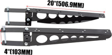 Bumper Cargo Bracket Compatible with RV 4 Inch Bumper Mounted Cargo Box/Generator Tray Support Arms LYAM-447