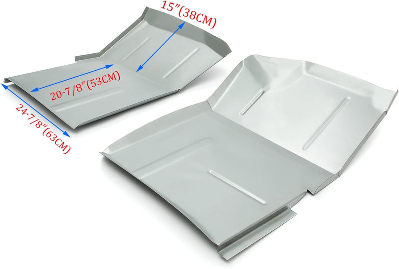 Floor Pan Set Compatible with 1973-1987 Chevy GMC Suburban Blazer Jimmy Truck Chevrolet C10 C20 K10 K20 Front Extended Floor Pan Left Right LYAM-111