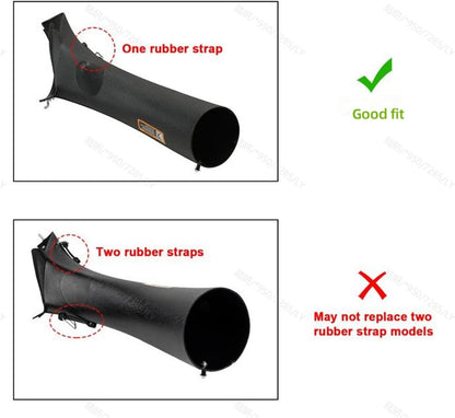 Lower Bagger Discharge Chute Compatible with John Deere 102 105 115 125 135 D100 L100 LA100 X110 D L LA X Series Replacement for GY20423 Bagger Discharge Chute Equipment LYJD-023