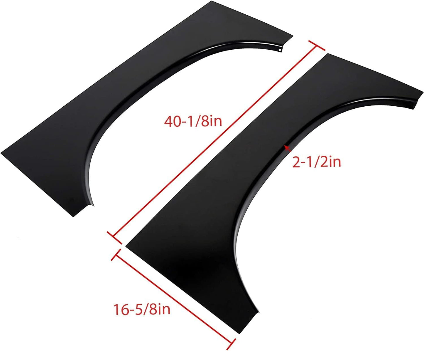 Rear Bed Wheel Arch Repair Panel Compatible with 2002-2008 Dodge Ram 1500 & 2003-2009 Dodge Ram 2500 3500 Replace for GNT56214714, Upper Wheel Quarter Patch Panel Driver & Passenger Side LYAM-289