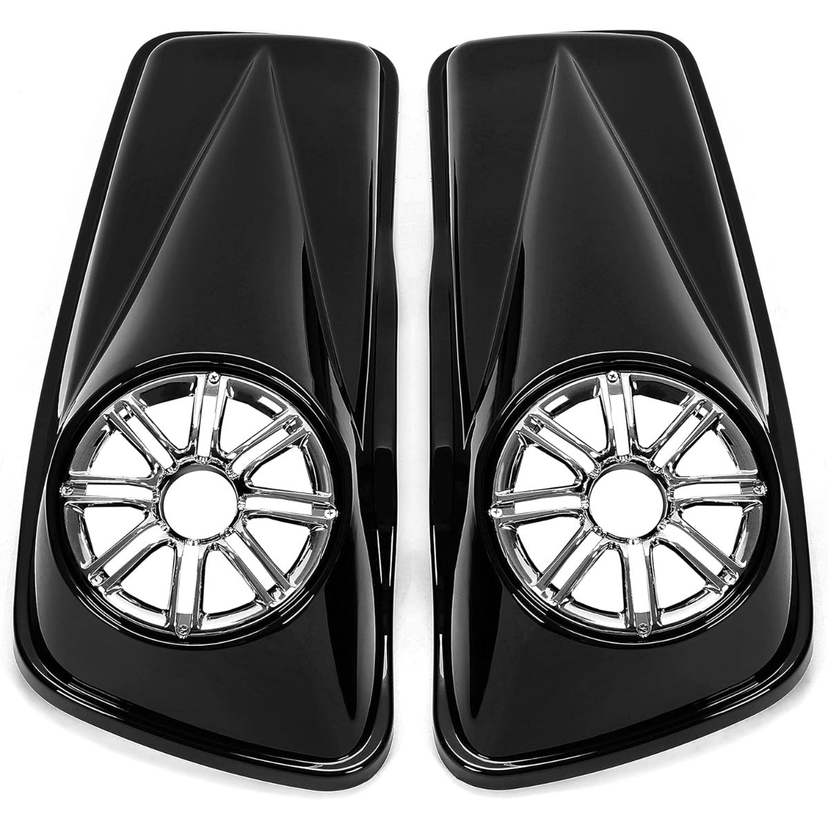 6.5" Saddlebag Saddle bag Speaker Lids   for Harley Davidson Touring Models 2014-2024 Road King, Road Glide, Street Glide, Electra Glide, Ultra-Classic FLT, FLHT, FLHTCU, FLHRC Pair