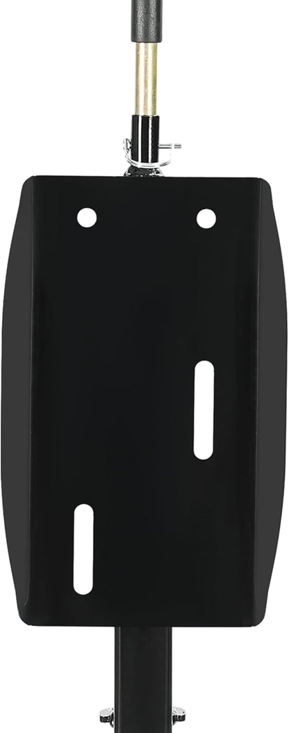 RV Spare Tire Carrier for 16inches 16.5inches 19.5inches 22.5inches and 24inches RV Motorhomes Wheels 2 Inch Receiver Mount, 10,000-pound Capacity, 400-pound Tongue Weight LYAM-X1042S