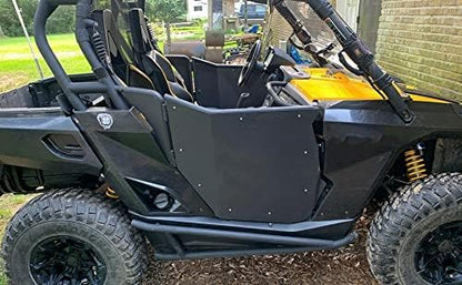 UTV Suicide Doors Aluminum Compatible with 2011-2020 Maverick/Commander 800 1000 Dual Stage Automotive Style Slam Latch 2 Door Models LYMM-045