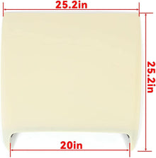 Unpainted Universal 25inches Hood Scoop Kit Compatible with Dodge RAM 1500 2500 3500 SRT Style Chevy Trailblazer Ford Mustang Silverado Charger Tundra Require Painting LYAP-154