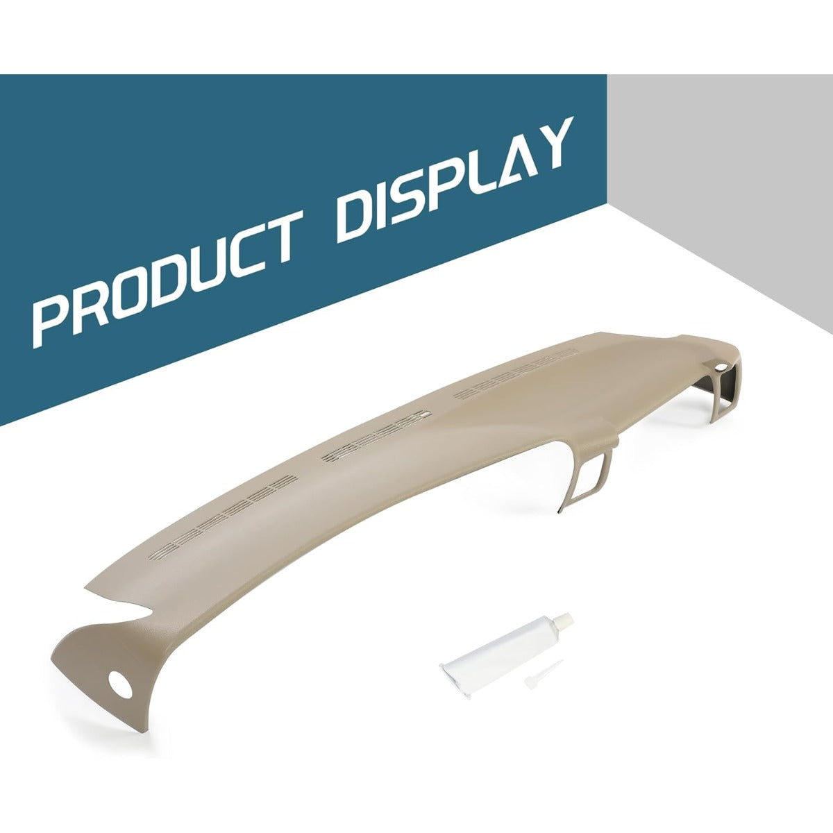 Dash Board Cover Compatible with 1999-2007 Chevy Tahoe/Suburban/Silverado/Avalanche GMC Yukon/Sierra 1500 2500 3500 Dashboard Cover Cap - Light Tan