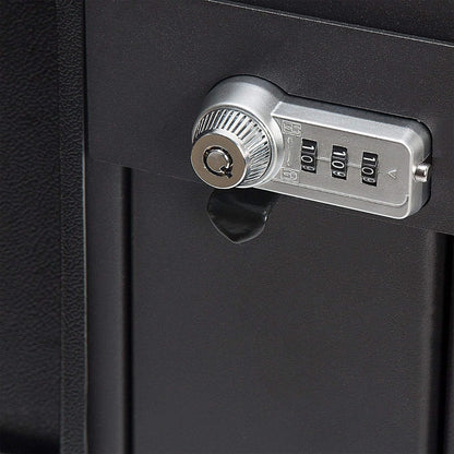 Center Console Storage Compatible with 2014-2022 Toyota Tundra Replacement for 00016-34174 0001634174 w/Tray Key Lock Box Safe Gun