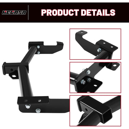 Class 3 Trailer Hitch Compatible with 2000-2014 Ford E-150 E-250 Econoline E-350 Super Duty Trailer Tow Hitch 2 Inch Receiver, Black, NN2174