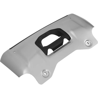 Front Under Shield Skid Plate Kit Compatible with 2020-2025 Land Rover Defender 90 110 130 Splash Lower Bumper Protector Guard Aluminium+Plastic+Steel Powder Coated Silvery