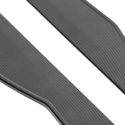 Side Skirts Compatible with 2015-2023 Dodge Charger SRT Daytona Scat Pack R/T 392 GT Rocker Panels Guard Extension Body Kit Replacement ABS Carbon Fiber Style Pair